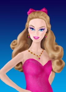 barbie doll with accessories