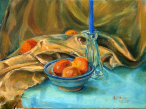 Still life with Clementines